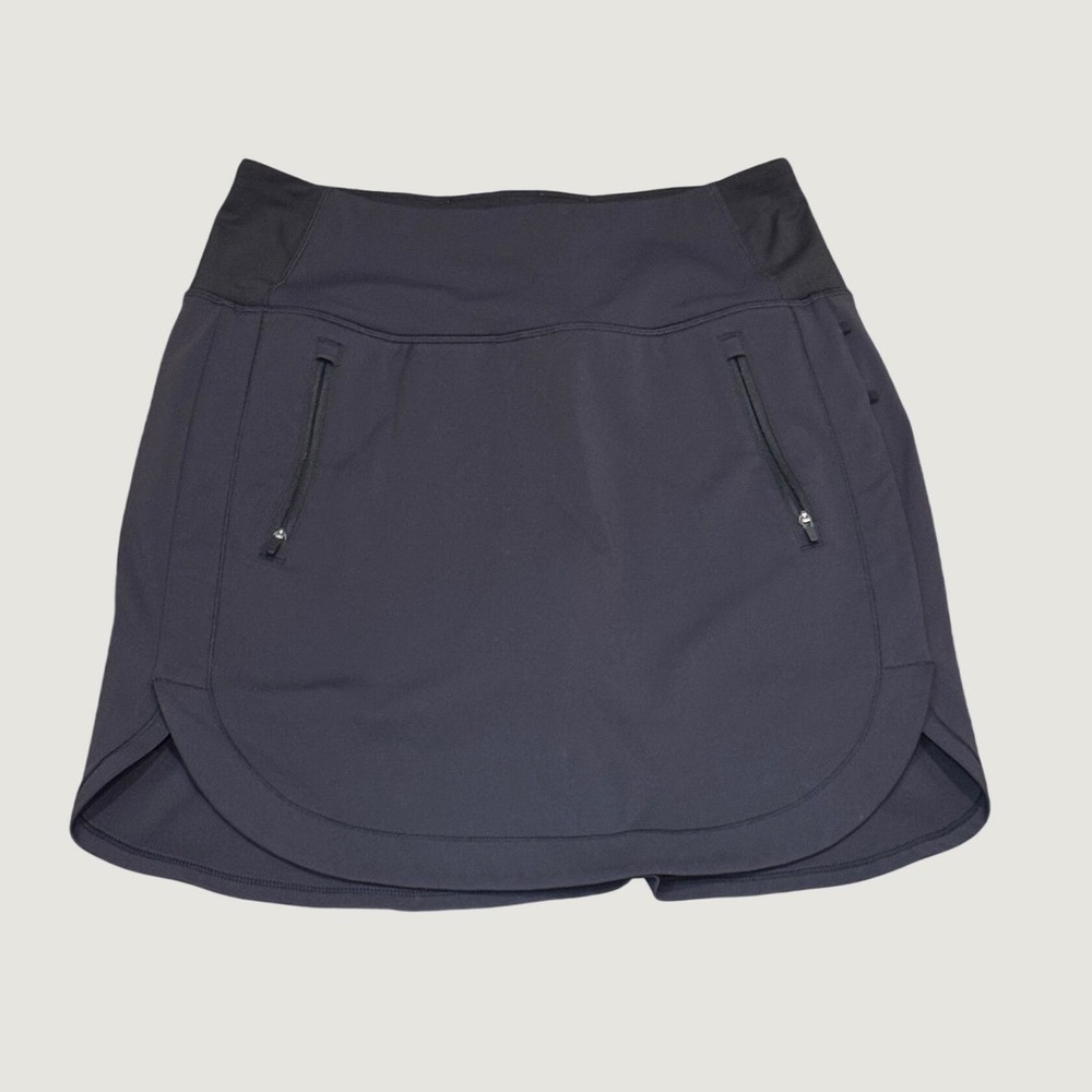 Athleta Fairway 18 Golf Skort Black Womens‎ Small Active Tennis Skirt